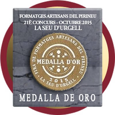 Medalla de Oro para El Queso Fresco en la Fira de Sant Ermengol de la Seu de Urgell.