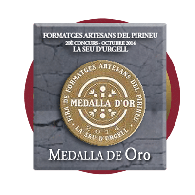 Medalla de Oro para El Queso Fresco en la Fira de Sant Ermengol de la Seu de Urgell.