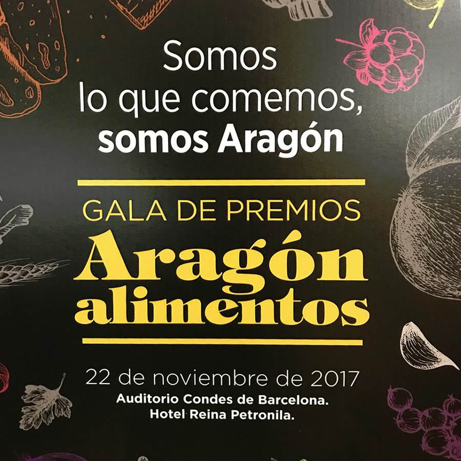 Quesos de Radiquero en la Gala de Premios Aragon Alimentos